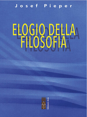 cover image of Elogio della filosofia
